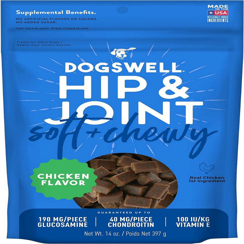 Dogswell Hip & Joint Soft & Chewy Chicken Flavored Treats 14 oz