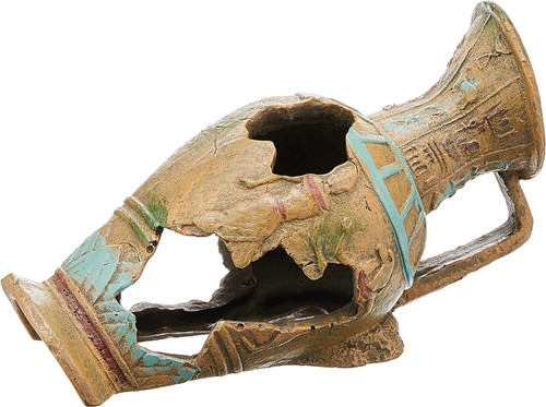 Blue Ribbon Exotic Environments Egyptian Vase Aquarium Decor