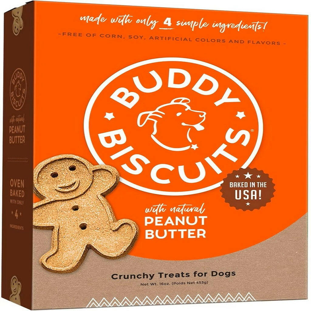 Buddy Biscuits Oven Baked Crunchy Peanut Butter Dog Treats