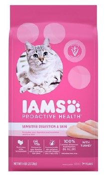 IAMS ProActive Health Adult Healthy Digestion, Dry Cat Food, 7lb