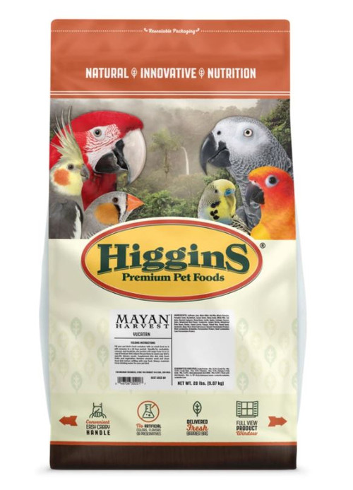 Higgins Mayan Harvest Celestial Blend Bird Food, 20 Lbs.
