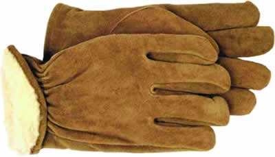 Boss Men's Pile-Insulated Split Leather Driver, Jumbo