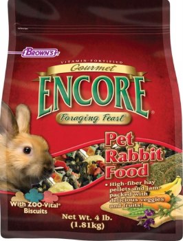 FMBrowns Gourmet Encore Foraging Feast Rabbit Food, 4lb