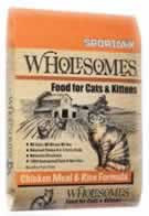 SportMix Wholesomes Chicken Meal & Rice Cat Food 15 Pounds