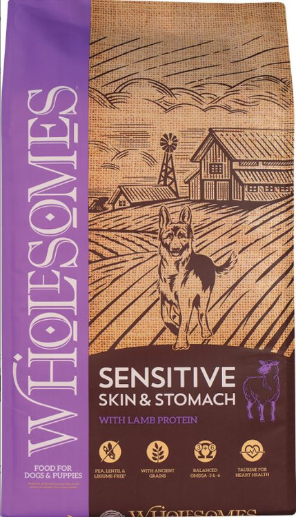 Sportmix Wholesomes Sensitive Skin & Stomach With Lamb Protein Dry Dog Food, 30 Lbs.