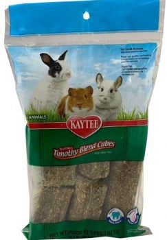 Kaytee Timothy Hay Blend Cubes, Small Animal Hay, 1lb
