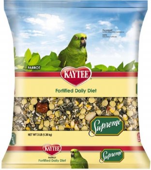 Kaytee Supreme Parrot, Bird Food, 5lb