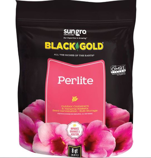 Sun Gro Black Gold Perlite, 8 Qt.