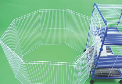 Clean Living Playpen, White