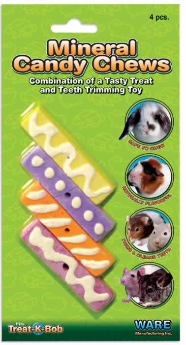 Ware Small Animal Mineral Candy Chew, 4 pack