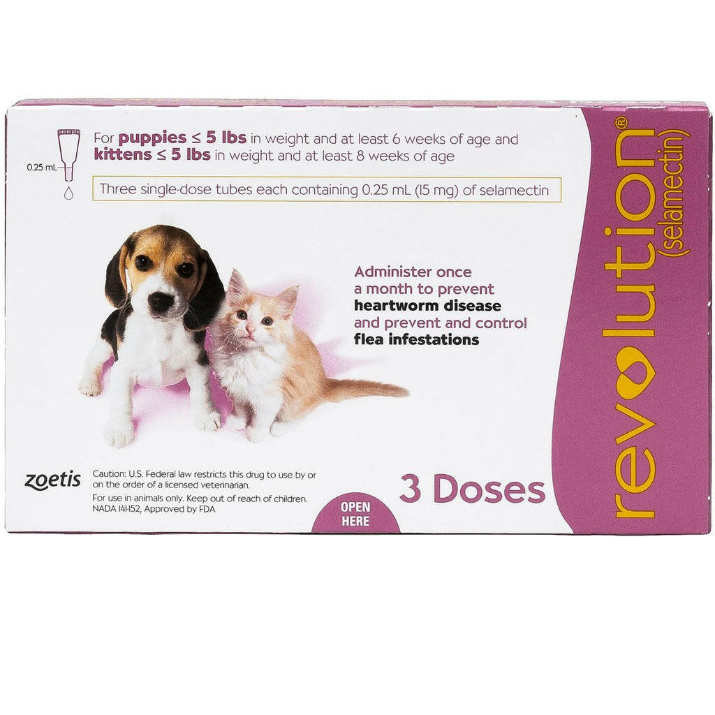 Revolution for Kittens & Puppies under 5 lbs