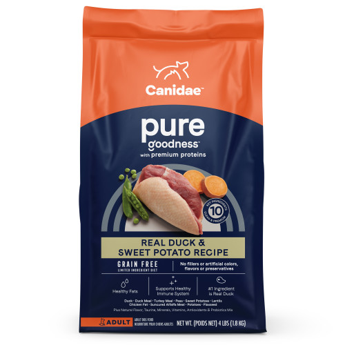 Canidae PURE Grain Free Duck & Sweet Potato Adult Dry Dog Food