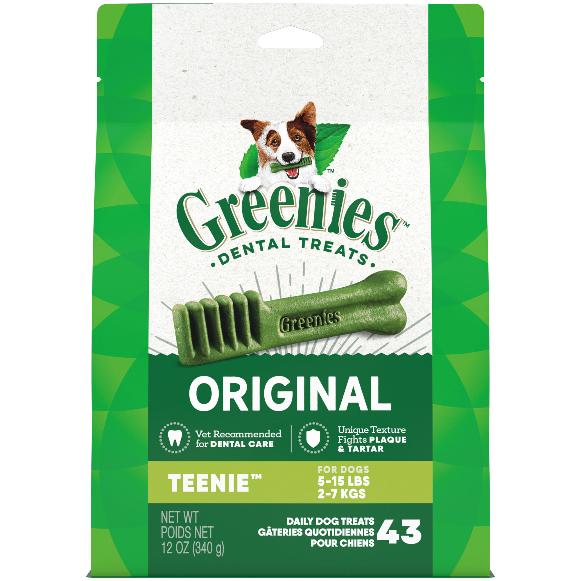 Greenies Original Teenie Natural Dental Dog Treats
