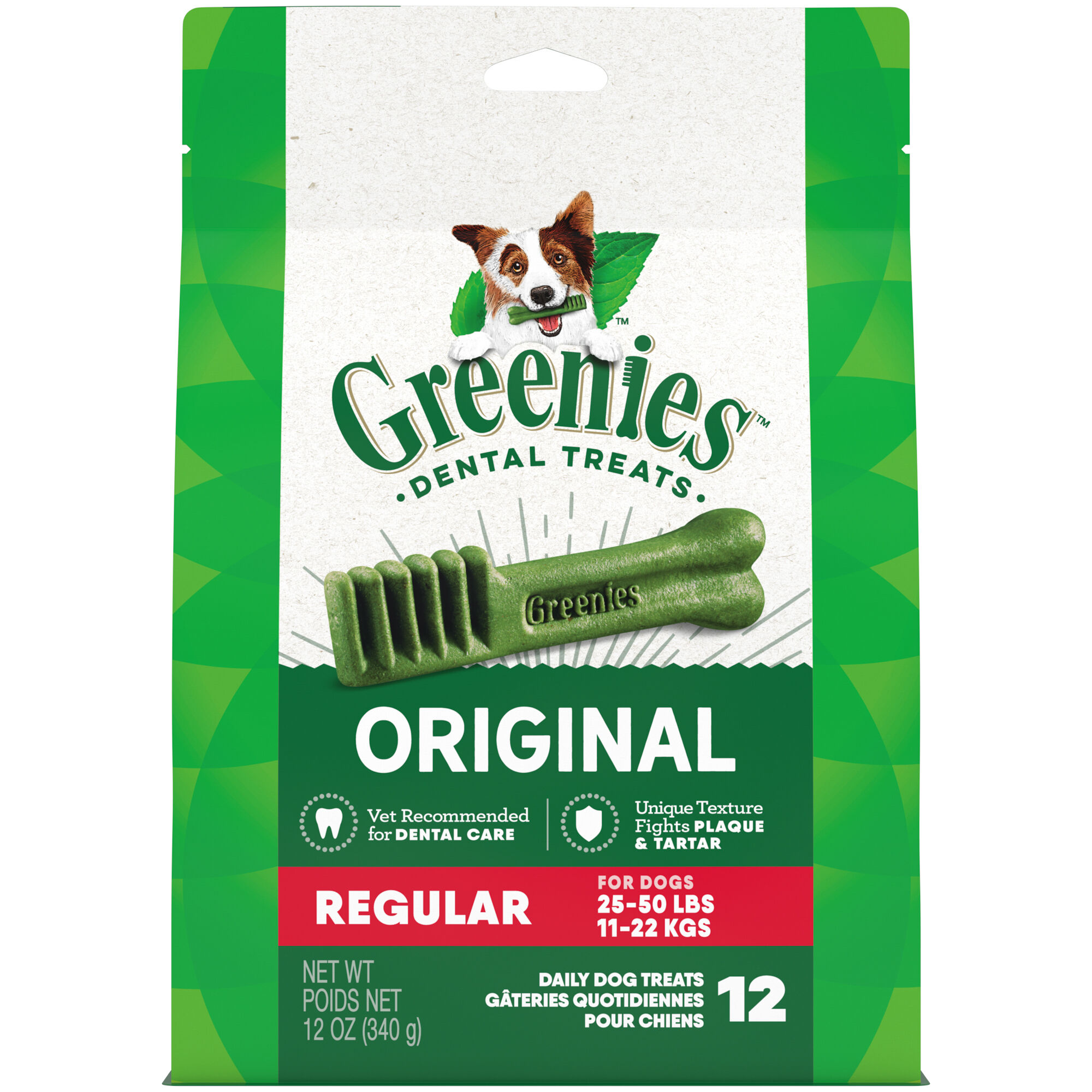 Greenies Original Regular Natural Dental Dog Treats
