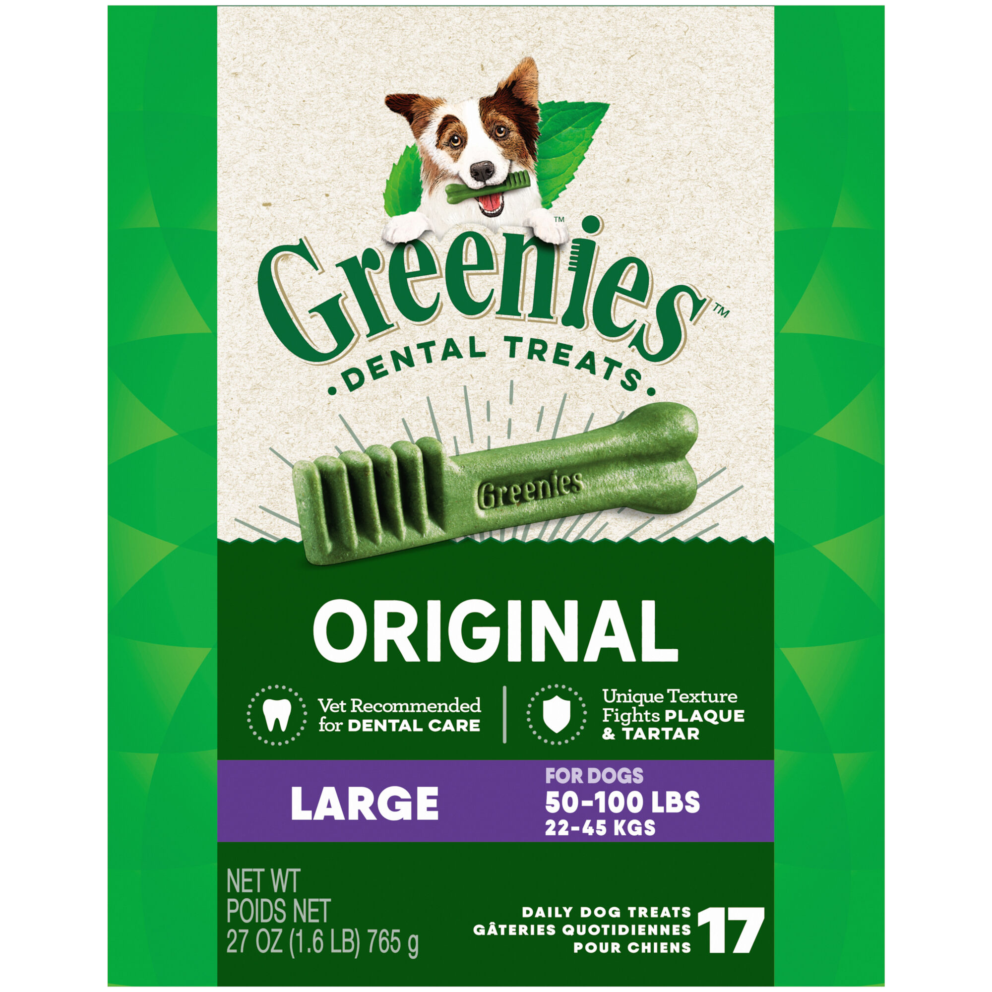 Greenies Original Large Natural Dental Dog Treats