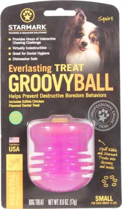 Starmark Everlasting Groovy Ball Dog Toy