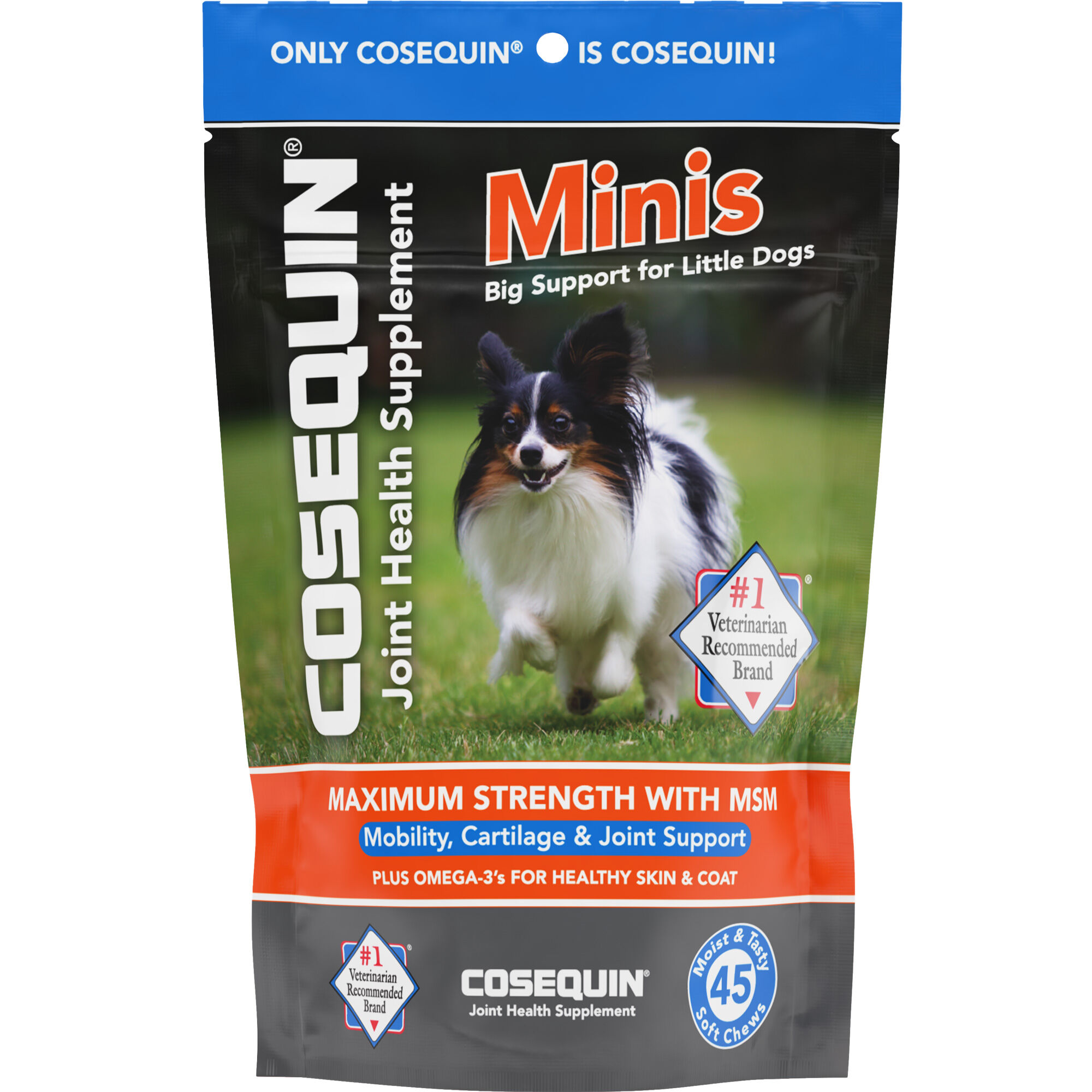 Nutramax Cosequin Minis Maximum Strength Joint Health Supplement - With Glucosamine, Chondroitin, MSM, and Omega-3's