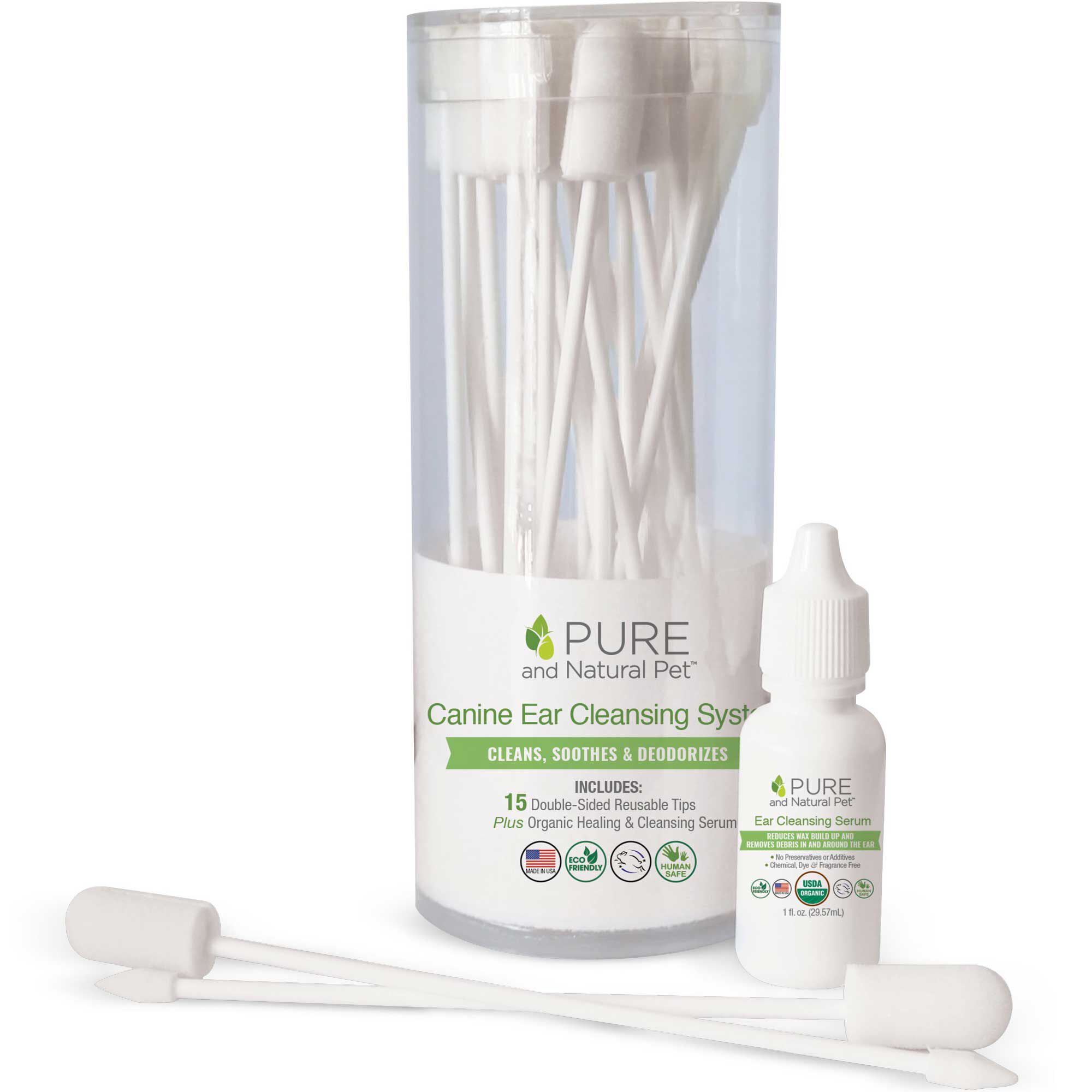 Pure and Natural Pet Ear Cleansing System