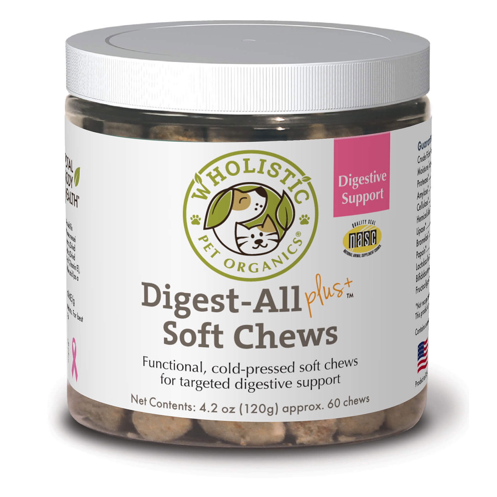 Wholistic Pet Organics Digest-All Plus Soft Chews