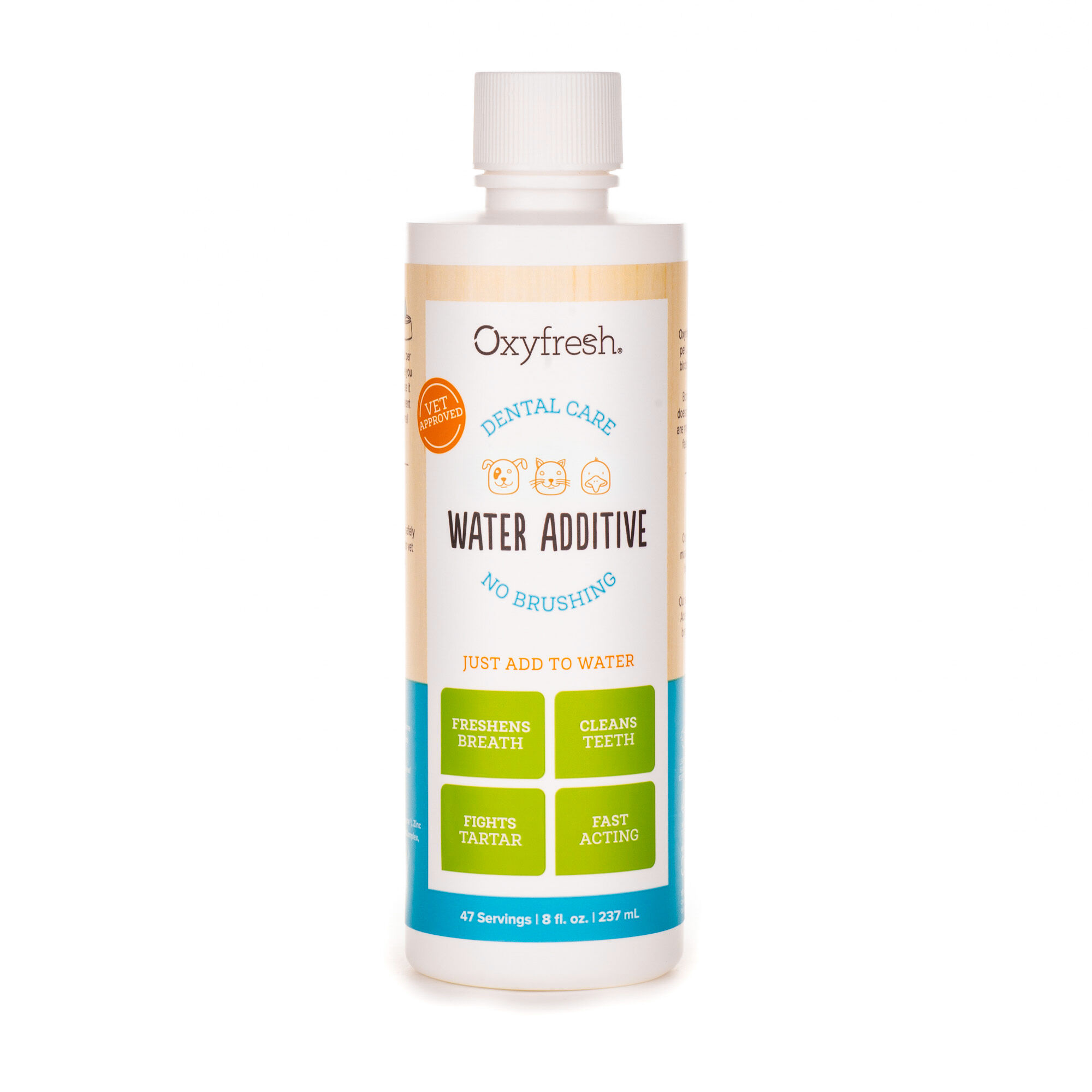 Oxyfresh Premium Pet Dental Water Additive Bad Breath Solution for Dogs & Cats