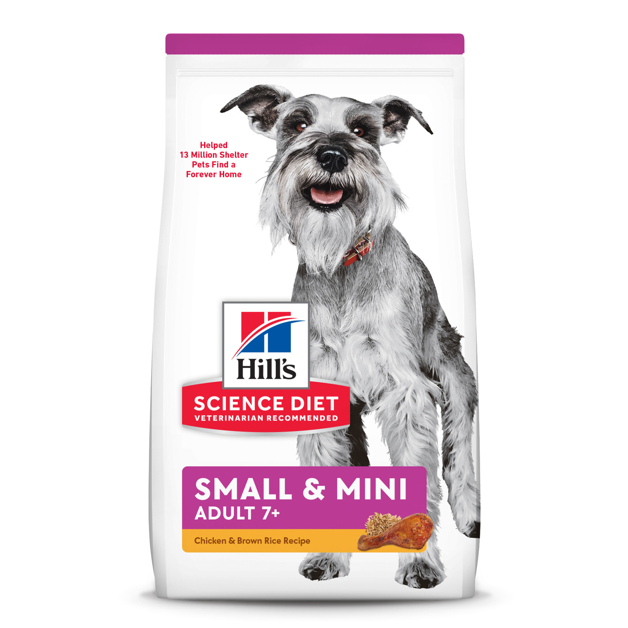 Hill's Science Diet Adult 7+ Small & Mini Chicken & Brown Rice Dry Dog Food