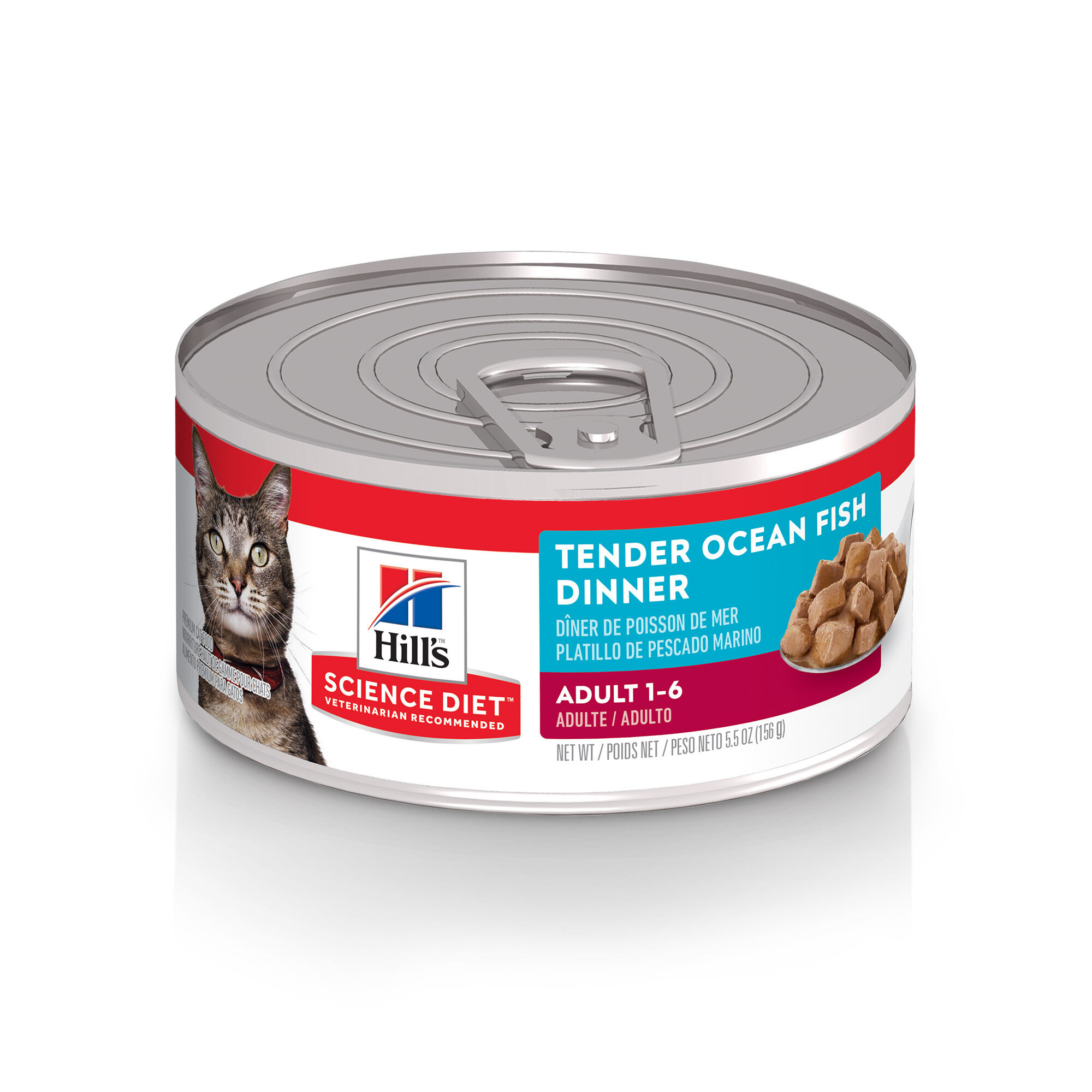 Hill's Science Diet Adult Tender Ocean Fish Dinner Wet Cat Food