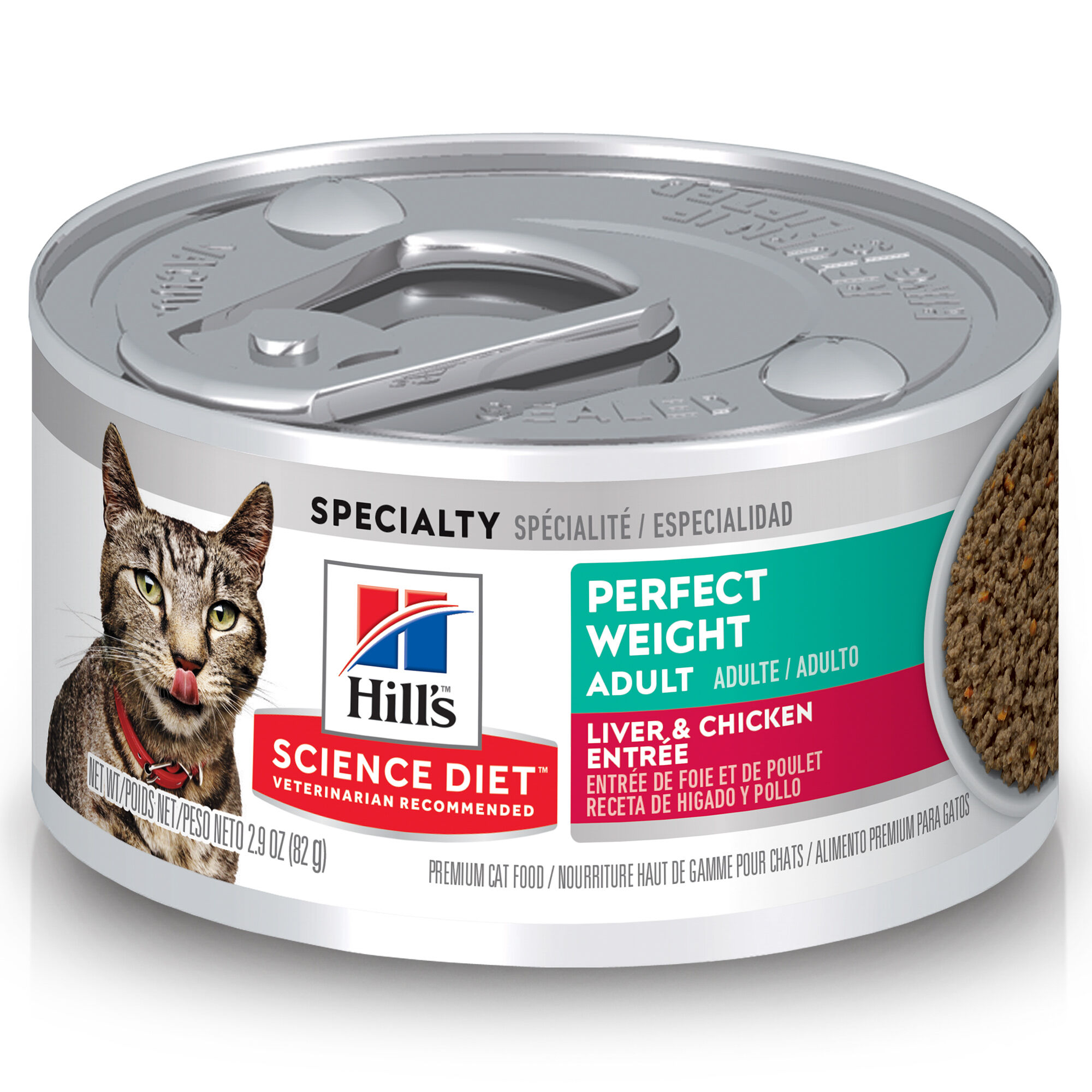 Hill's Science Diet Adult Perfect Weight Liver & Chicken Entree Wet Cat Food