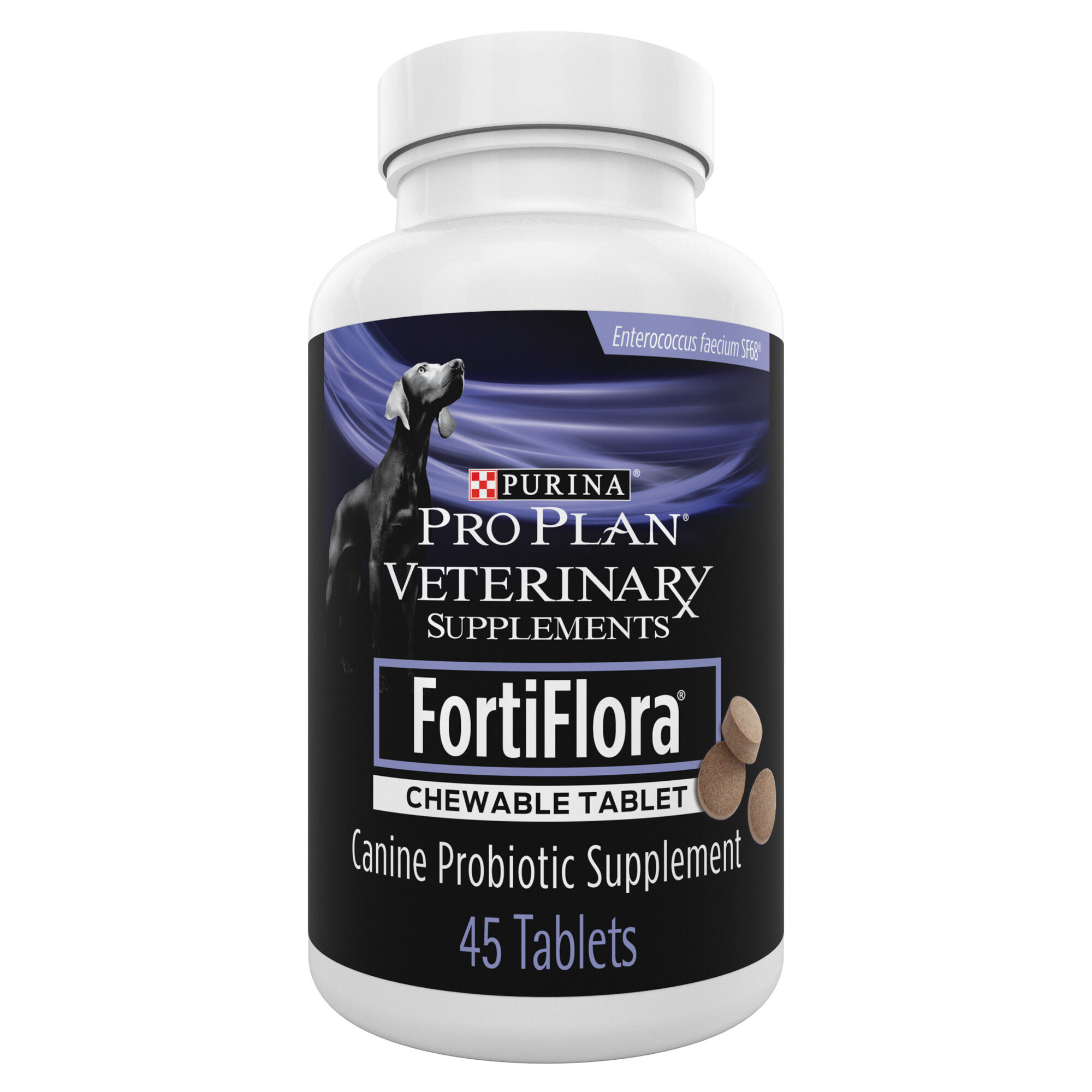 Purina Pro Plan Veterinary Supplements FortiFlora Chewable Dog Probiotic Supplement Tablets
