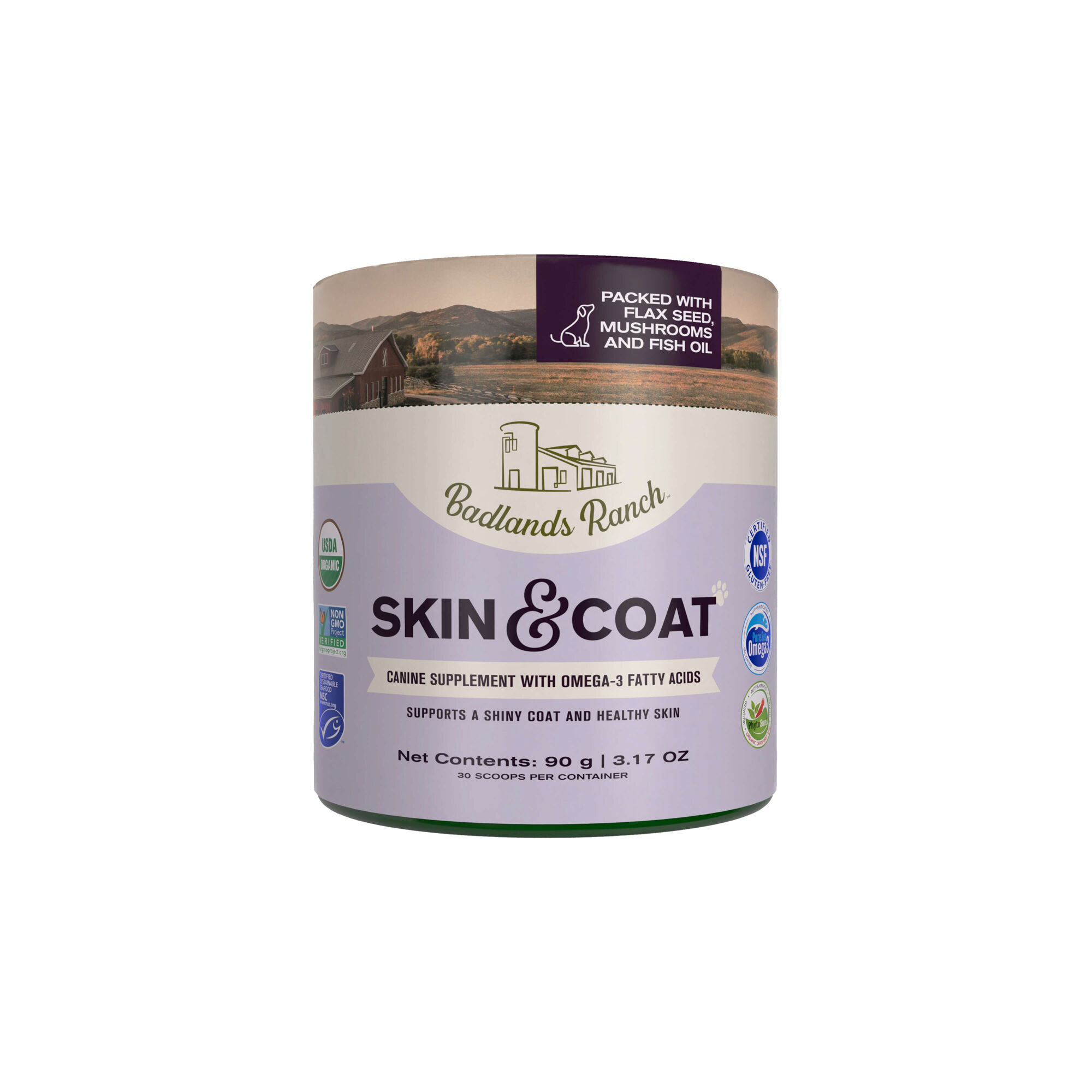 Badlands Ranch Healthy Skin & Coat Canine Supplement