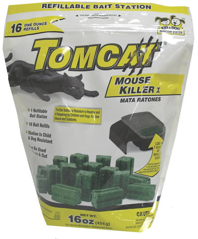 Tomcat Refillable Mouse Killer, 16 Oz.