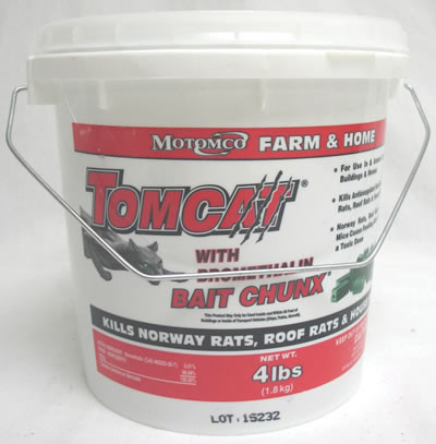 Tomcat Bromethalin Bait Chunx, 4 Lb.