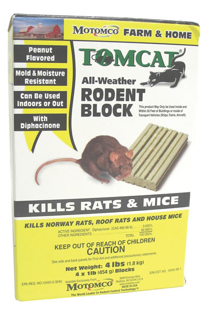 Tomcat All-weather Rodent Block, 4 Lb.