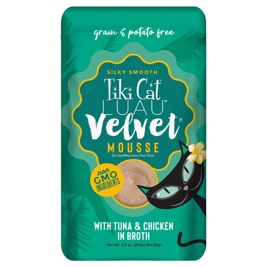 Tiki Cat Velvet Mousse Tuna (2.8 oz x 12 pouches)