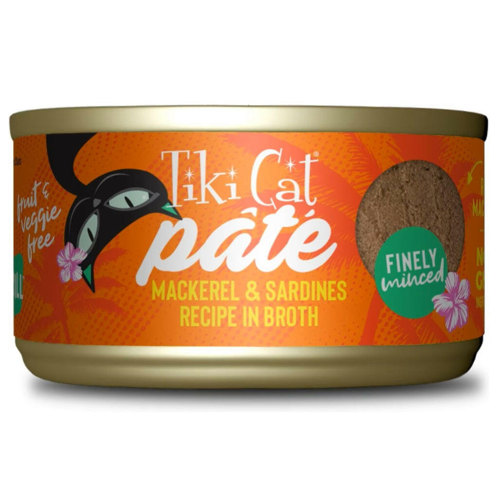 Tiki Cat Mackerel & Sardine Pate (2.8 oz x 12 cans)