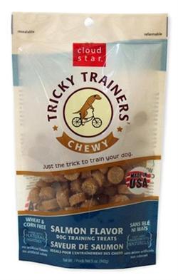 Cloud Star Chewy Tricky Trainers Salmon Dog Treats 5oz
