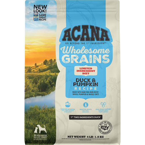 Acana Wholesome Grains Limited Ingredient Duck & Pumpkin Dry Dog Food