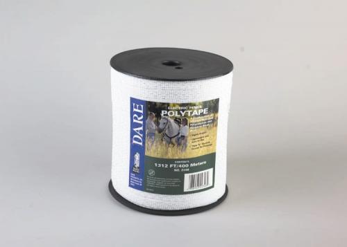 Dare Products Equine Fencing Polytape 1 1/2" X 656' White Heavy Duty