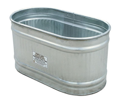 Galvanized Stock Tank, 103 Gallons