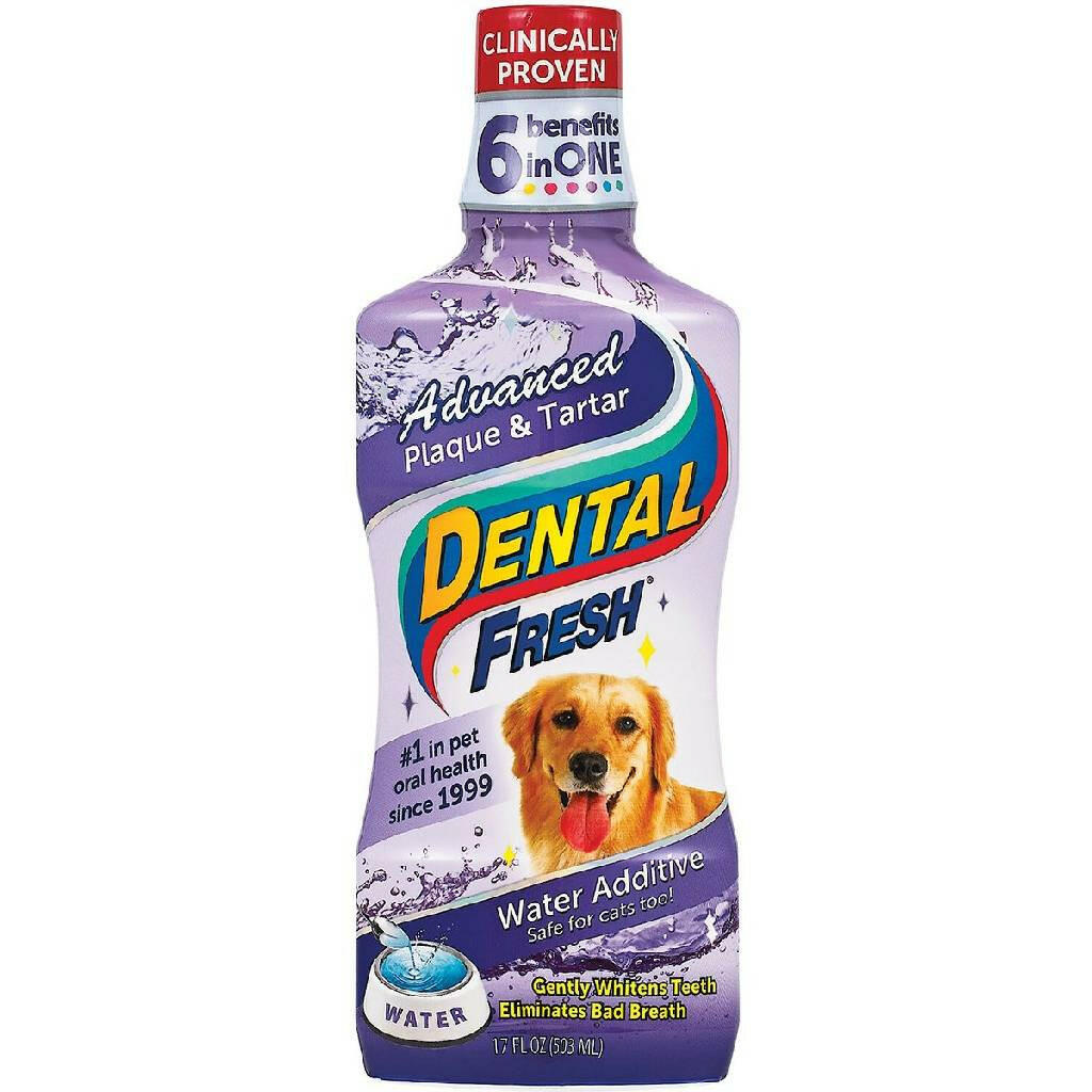 Dental Fresh Advanced Plaque & Tartar Water Additive for Cats & Dogs
