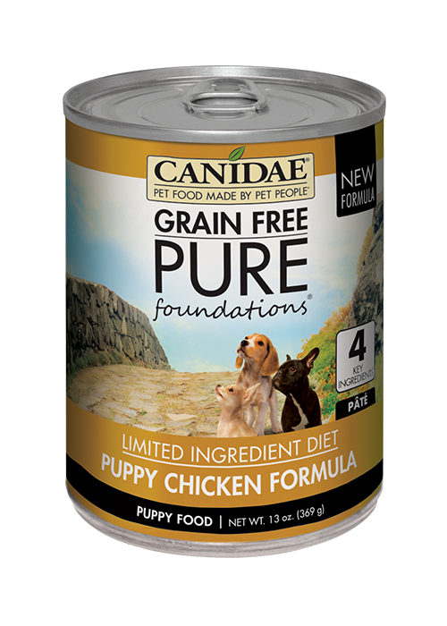 Canidae Grain Free PURE Foundations Canned Puppy Formula Dog Food