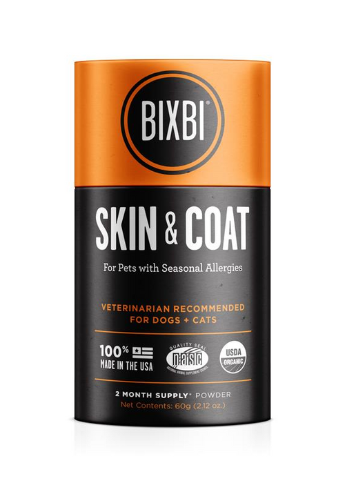Bixbi Skin & Coat Powdered Mushroom Supplement, 60 g