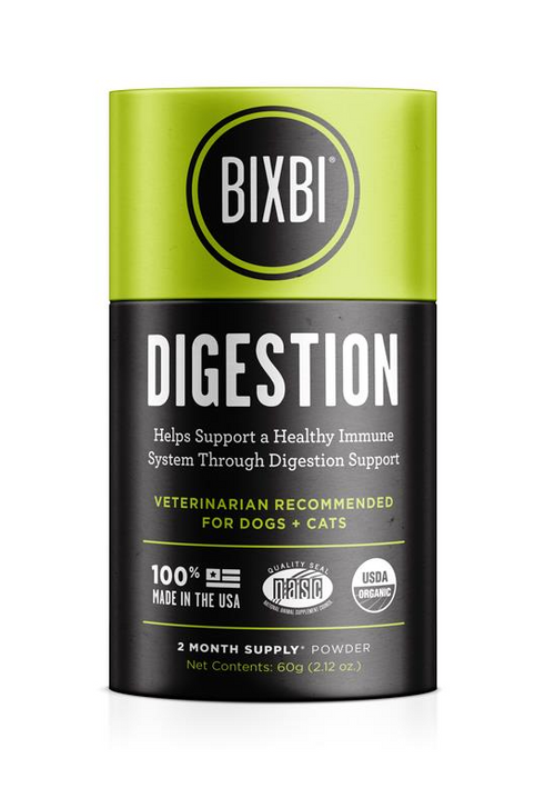 Bixbi Digestive Support Powdered Mushroom Supplement, 60 g