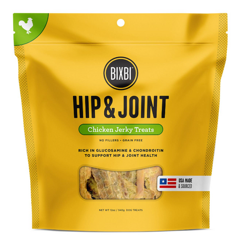 Bixbi Hip & Joint Support Chicken Jerky Dog Treats, 5oz.