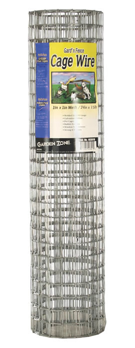 Garden Zone 16 G With 1 x 1 Squares Welded Wire, 24" x 15 '