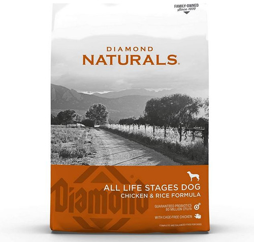 Diamond Naturals Chicken & Rice Adult Dog Food, 40 Pounds