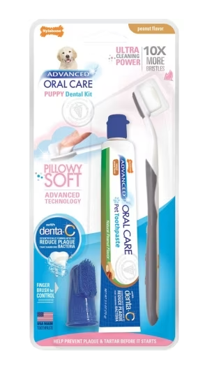 Advanced Oral Care Puppy Dental Kit Peanut Butter