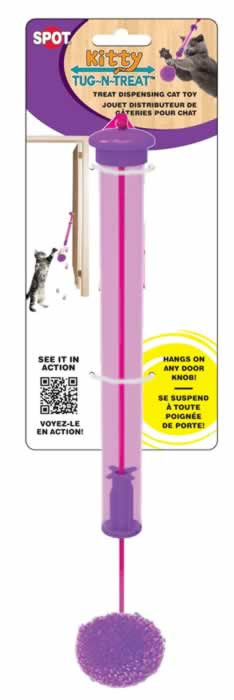 Spot Kitty Tug-n-Treat Treat Dispensing Cat Toy