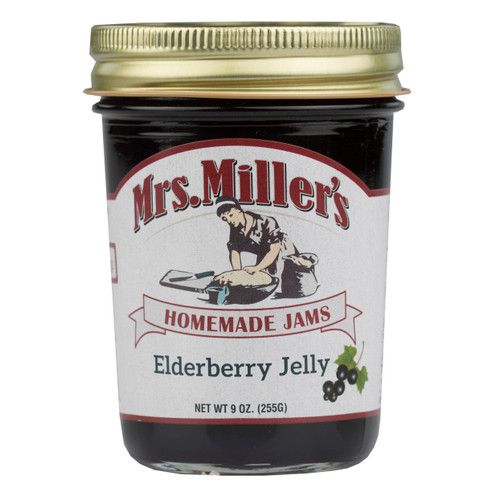 Mrs. Millers Homemade Elderberry Jelly, 9 Oz