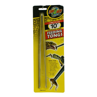 Stainless Steel Feeding Tongs 10"