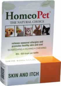 HomeoPet Skin & Itch Relief Natural Medication for Pets 15 mL